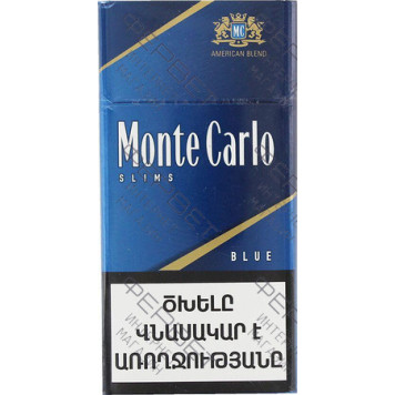 Сигареты Monte Carlo Blue Slims