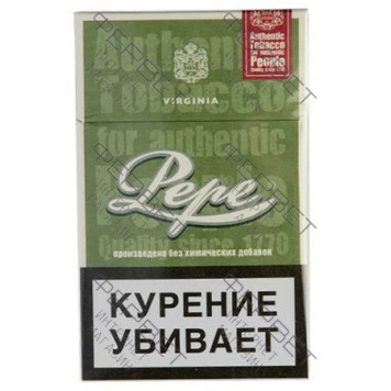 Сигареты Pepe Rich Green