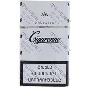 Сигареты Cigaronne Compatto White